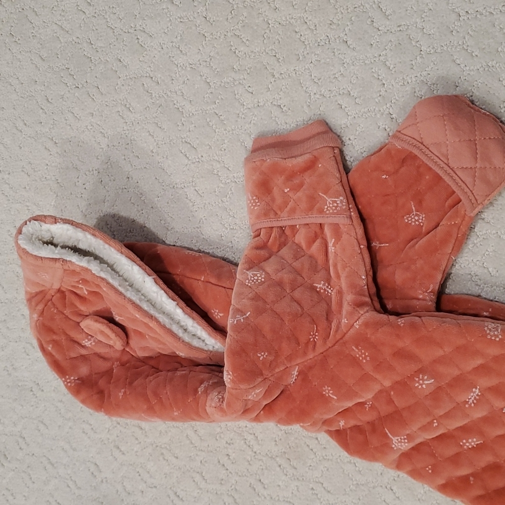 Nordstrom Baby Print Bunting in Pink Desert Dottie - Picture 6 of 8